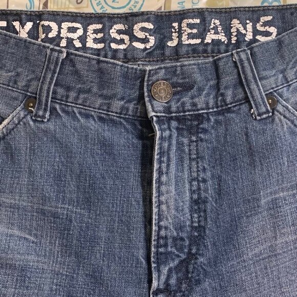 Express Kingston Classic Fit Bootcut Jeans Men’s Size 34x30 - Picture 4 of 9